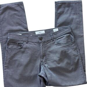 BRAX Cooper Fancy Gray Tiny Check Men's Pants Trousers Sz 35x30 Regular Fit